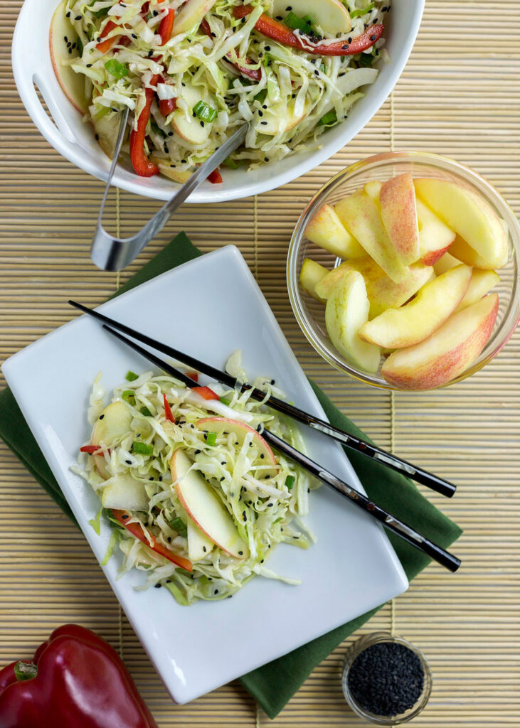 asian apple salad